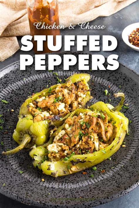 Chicken And Cheese Stuffed Anaheim Peppers Recipe Chili Pepper Madness