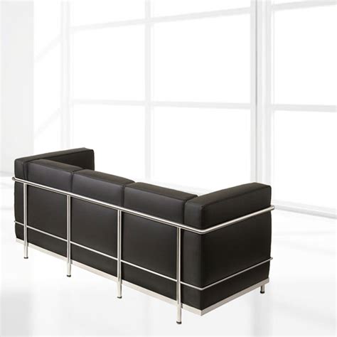 Möbel > wohnzimmer > sofas und couches weiß 266 cm x 91 cm x 214 cm weiter. Le Corbusier LC3 Sofa (3-Sitzer) » Bauhaus Klassiker Sofa
