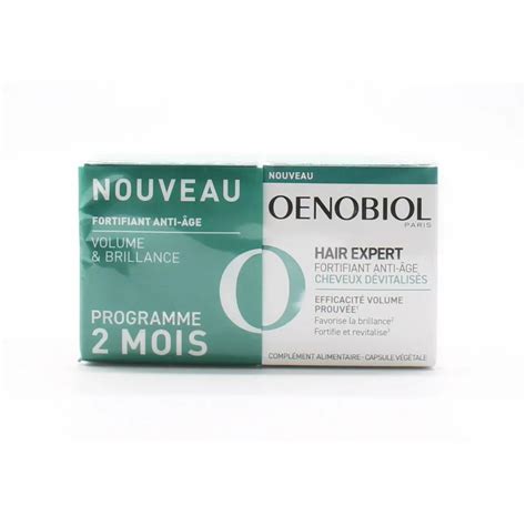 Oenobiol Hair Expert Fortifiant Anti Âge 2x30 Capsulesunivers Pharmacie
