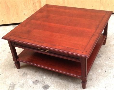 Square Cherry Wood Coffee Table Coffee Table Design Ideas