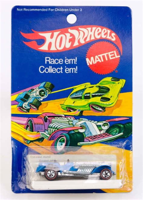 Mattel Hot Wheels Die Cast Metal 1973 Sweet 16 Blue 6007 Mint