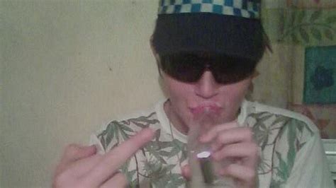 Darwin Teen Posts Photo On Facebook Smoking Bong While Wearing Stolen