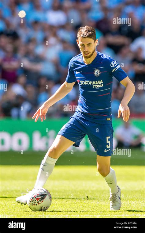 jorginho of chelsea during the 2018 fa community shield match between chelsea and manchester