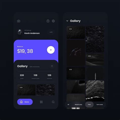 I was ripped off by them when i bought the pro version of the app for $3 and then they turned it into a subscription service taking away the features i. on Instagram: "Nice Dark Mode App Design Layout by UICyborg