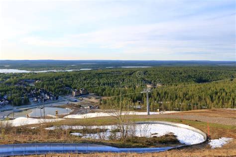 The Summer Toboggan Run In Levi Ski Resort In Lapland Finland Stock