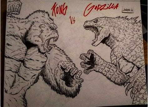 Kong, also known by the working title of apex is a 2021 american science fiction monster film produced by legendary pictures, and the fourth entry in the monsterverse, following 2019's godzilla: Drawing Godzilla Vs Kong | Max Installer