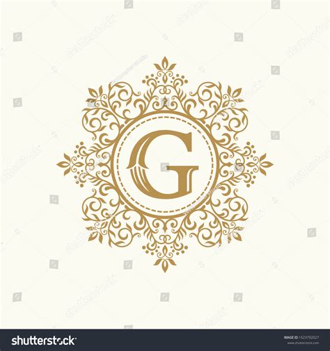 Royal Luxury Heraldic Crest Logo Design Stock Vector Royalty Free
