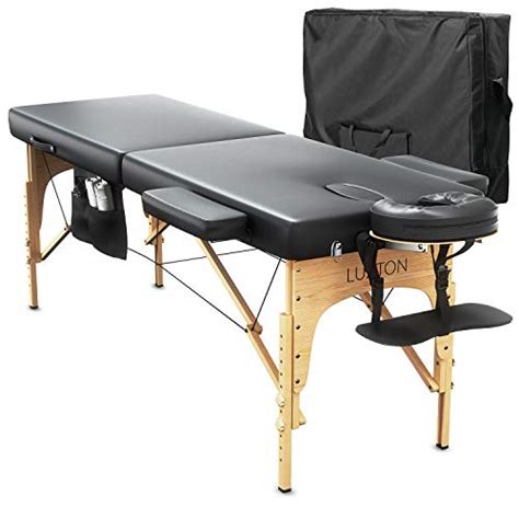 Luxton Home Premium Memory Foam Massage Table Easy Set Up Foldable