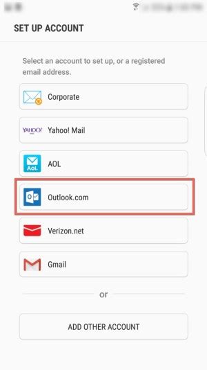 How To Setup Hotmail On Android