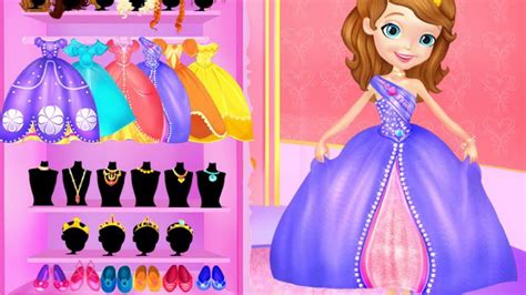 Disney Princess Sofia Makeover Video Play Girls Games Online Dress Up