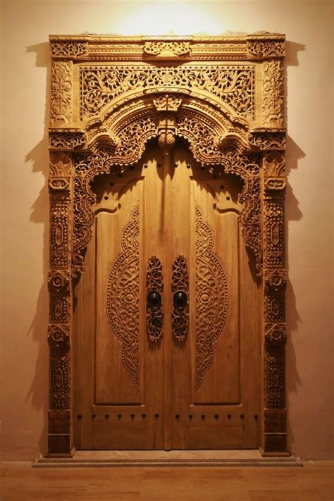 Kerala Style Wooden Main Doors