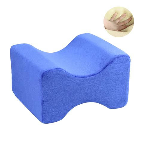 Urijk Memory Foam Knee Wedge Pillow For Sleeping Relief Thigh Leg Pad