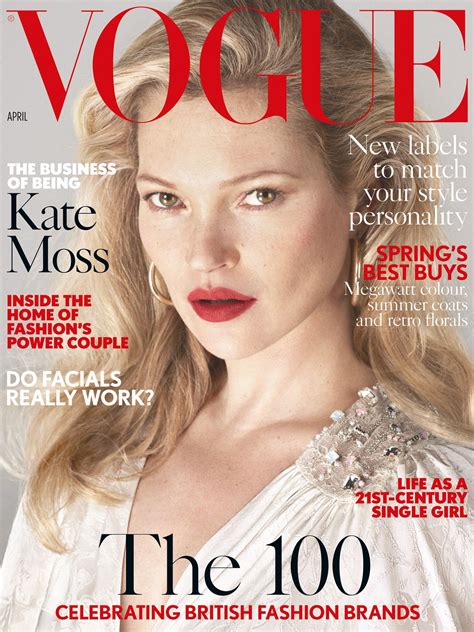 Kate Moss April Vogue Cover Interview British Vogue British Vogue