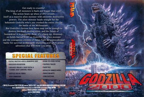 Millennium (ゴジラ2000 ミレニアム, gojira nisen: Godzilla 2000 - Movie DVD Custom Covers - 54Godzilla 2000 ...
