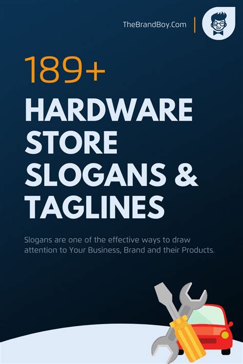 799 Hardware Slogans And Taglines Generator Guide Slogan