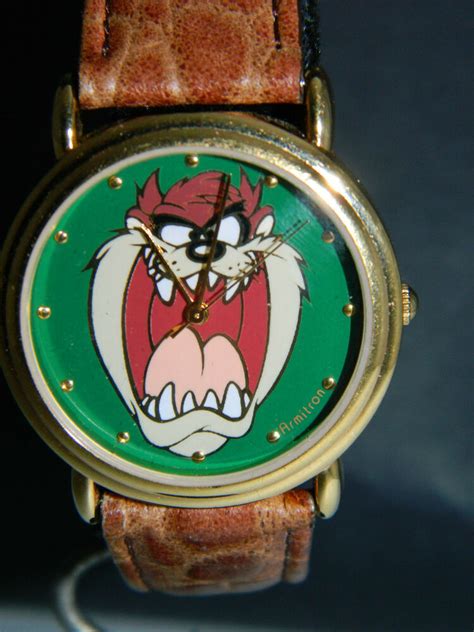 Rare Looney Tunes Tasmanian Devil Watchnew Battery Ebay