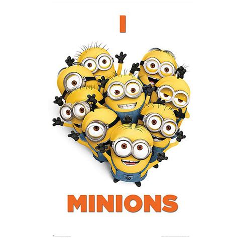 Despicable Me 2 I Love Minions Poster We All Know And Love The Small