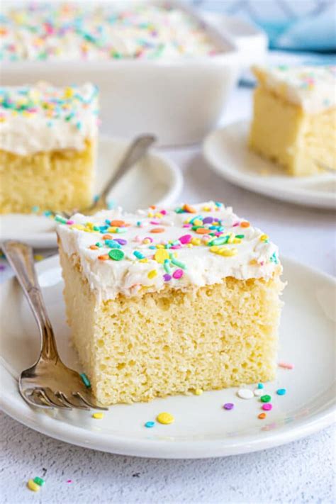Vanilla Sheet Cake Recipe Shugary Sweets
