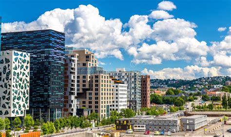 View Of Oslo City Centre Stock Image Image Of Cityscape 77132405