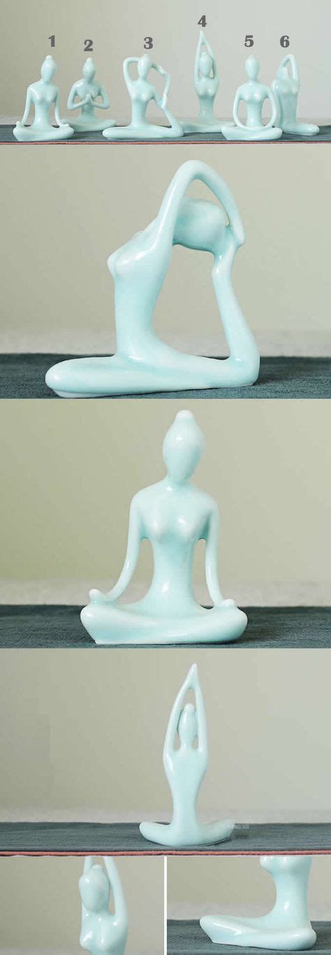 6 Yoga Poses Figurine Sculpture Is Perfect T For The Yoga Lover