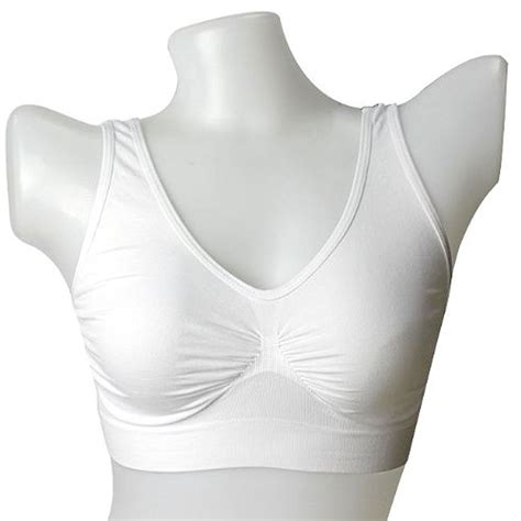 Comfort Stretch Pull Sports Style Bra Style Soft Stretch Cup Various Colours Ebay