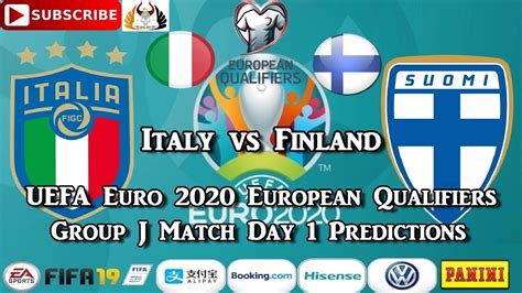 Only one game was lost in qualifying and they scored. Italy vs Finland | UEFA Euro 2020 European Championship Qualifiers | Group J Predictions FIFA 19 ...