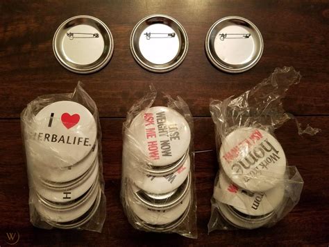 New Herbalife Buttons Lot Of 22 I Heart Herbalife Lose Weight Work