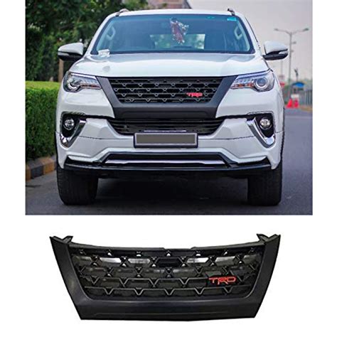 Autoflame Front Trd Grill For Toyota Fortuner Type Black Amazon