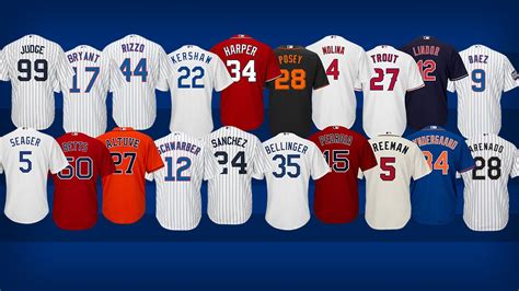 Mlbs Most Popular Jerseys Revealed Baseball Shirts Jersey Mlb Players