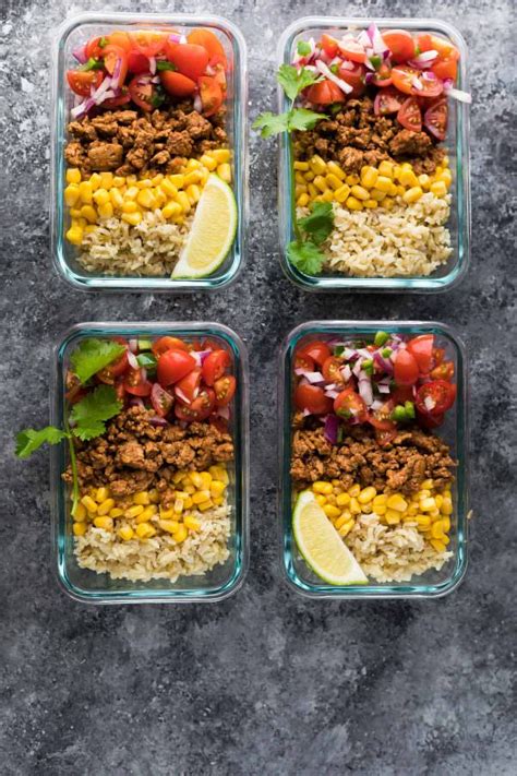 15 Healthy Ground Turkey Meal Prep Bowls My Mommy Style