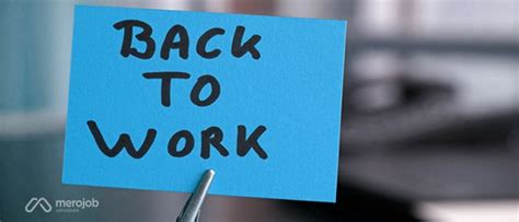 Tips To Ease Back Into Work After Being On Festive Break Career Guide