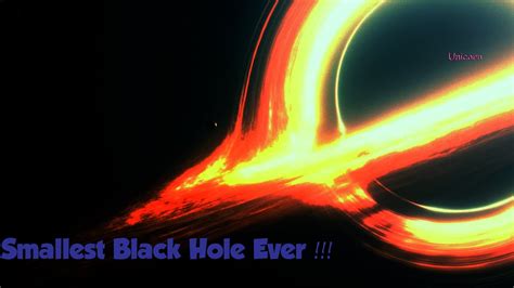 Smallest Black Hole Ever Found Closest To Our Solar System Black