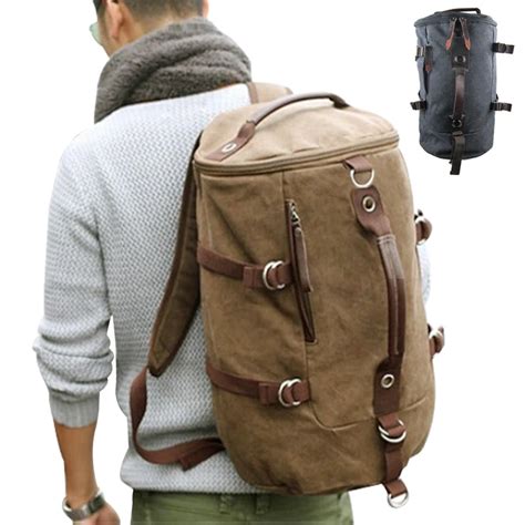 Large Capacity Man Travel Bag Mountaineering Backpack Men Bags Canvas
