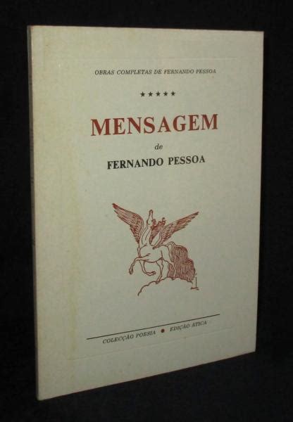 Mensagem De Fernando Pessoa Obras Completas Bibliofeira