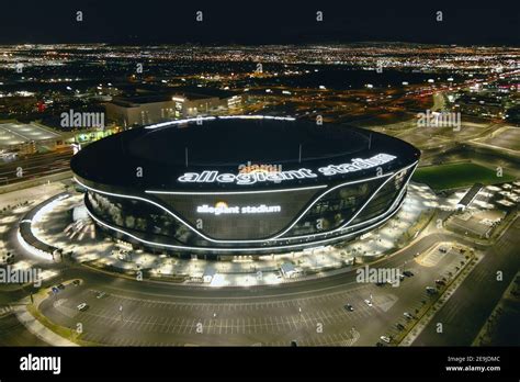 An Aerial View Of Allegiant Stadium Wednesday Feb 3 2021 In Las