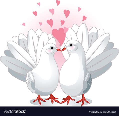 Love Doves Royalty Free Vector Image Vectorstock