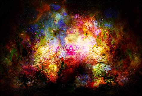 Laeacco Dreamy Abstract Nebula Backdrop 10x7ft Vinyl