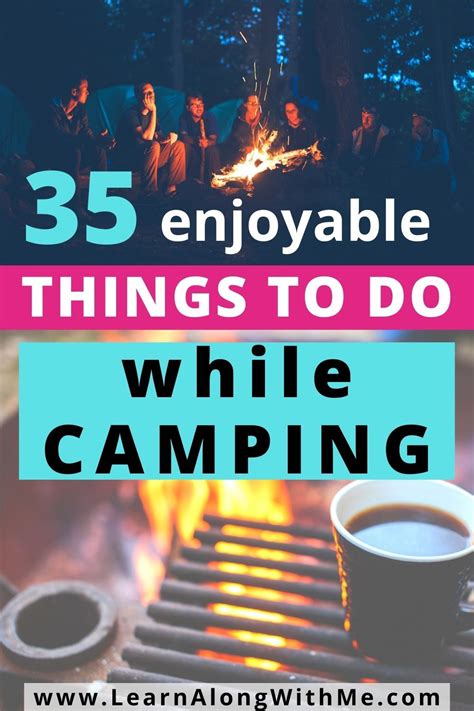 35 Things To Do While Camping Shows Friends Sitting Around A Campfire Telling Campfire Stories