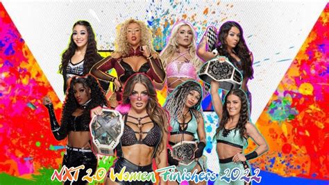All Wwe Nxt 20 Womens Roster Finishers 2022 Edition Liv Spiteful