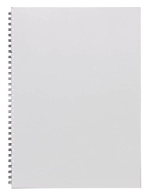 Clear Cover Visual Art Diaries A4 Double Wire 60 Sheets 110gsm