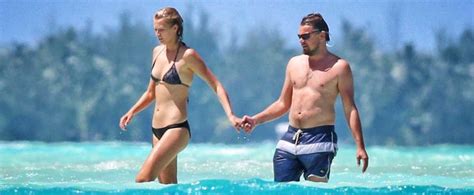 Leonardo Dicaprio Shirtless On Vacation With Toni Garrn Popsugar Celebrity