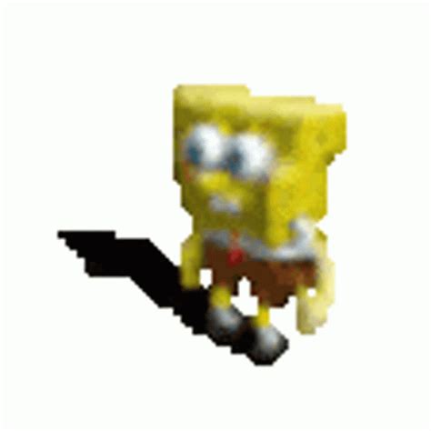 An Image Of A Cartoon Character That Is In The Shape Of Spongebob On A