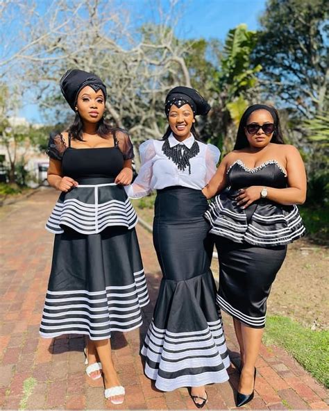 Traditional Xhosa Dresses 2021 For African Ladies Shweshwe Home