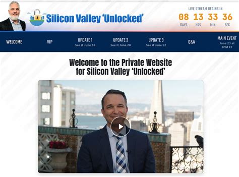 Silicon Valley Unlocked With Jeff Brown Event Details