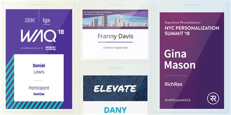 A Complete Guide To Creating Custom Event Badges — Conference Badge