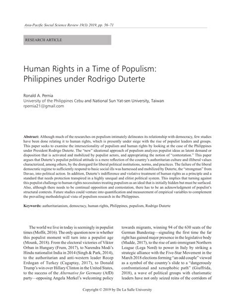 🏷️ Human Rights In The Philippines Essay Human Rights In The