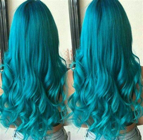Turquoise Hair Extensions Clip In And Bonded Scarlet Hair Styles Colored Hair Extensions