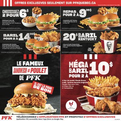 You can get the best discount of up to 95% off. KFC Kentucky Fried Chicken Canada Canada Coupons