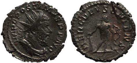 Roman Coin Of Postumus Ar Antoninianus Herc Devsoniensi Ric 64