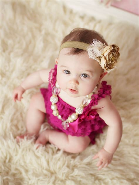 Kensingtons 6 Month Photos Photographing Babies Flower Girl Dresses
